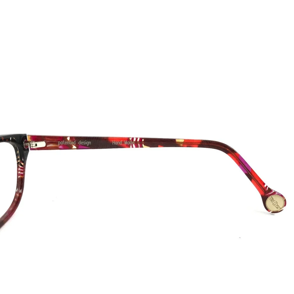 BOZ Eyeglasses Frames VANINA 9333 Black Pink Red Brown Marble 52-16-145